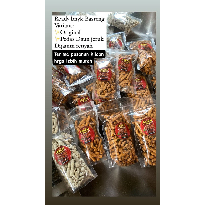 

Basreng Pedas Daun jeruk 1kg