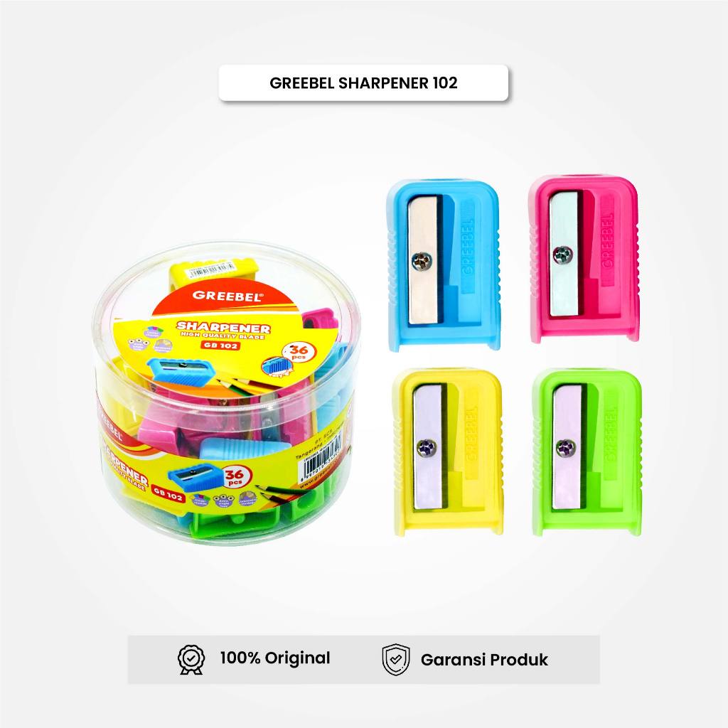 

Rautan Pensil Serutan Sharpener / GREEBEL GB102 (PCS)