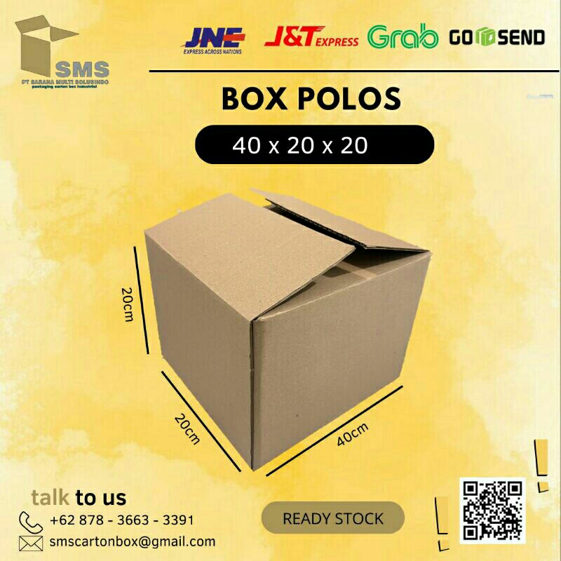 

KARDUS/CARTON BOX UK 40×20×20 CM
