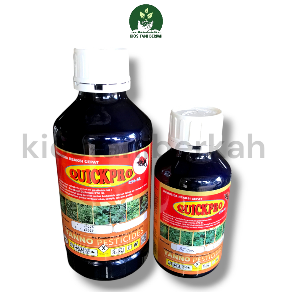 Obat Rumput Quickpro 276 SL Original | Herbisida Ampuh untuk Gulma Sawit, Jagung, Padi