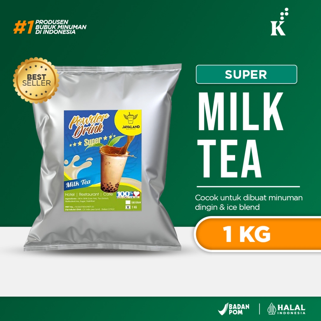 

Bubuk Minuman Rasa MILK TEA Super 1kg Javaland Depok