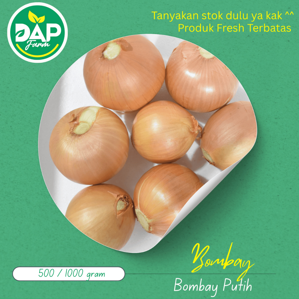 

Bawang Bombay / DAP Farm / Sayur Segar Jakarta