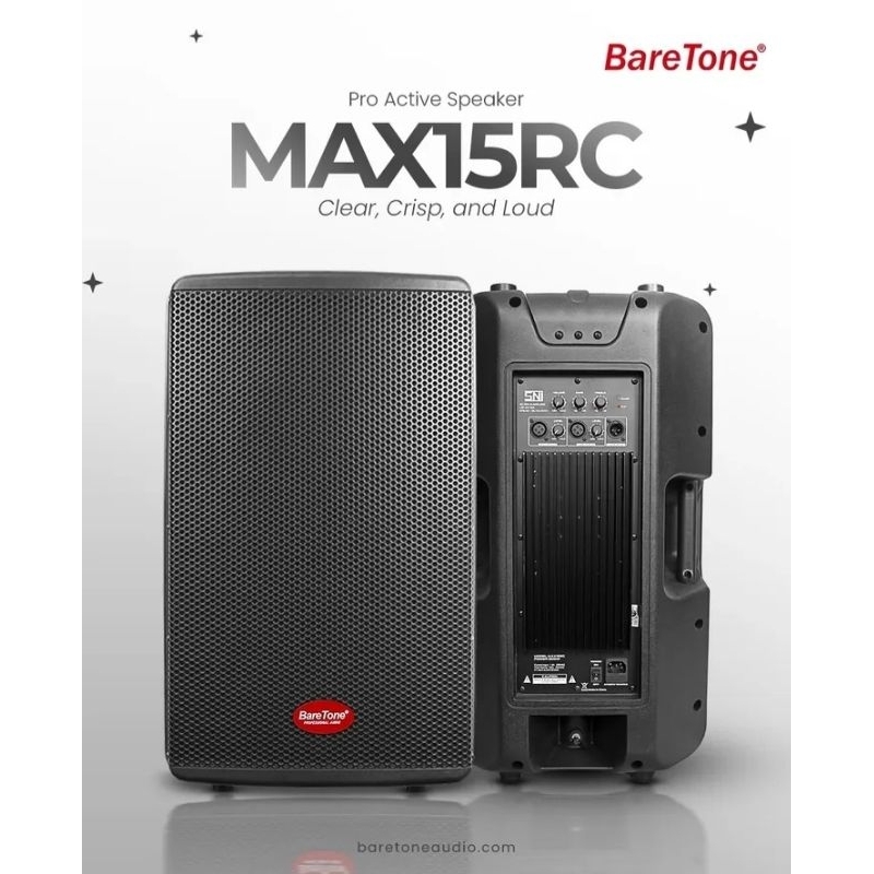Speaker aktif baretone 15 inch karaoke max15rc max 15rc max 15 rc