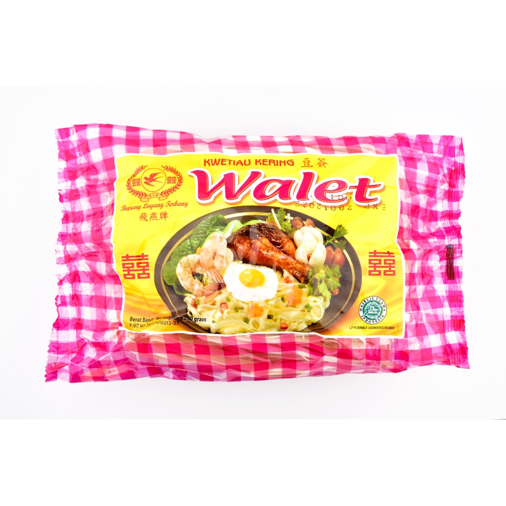 

Kwetiau kering Walet Brand 250gr