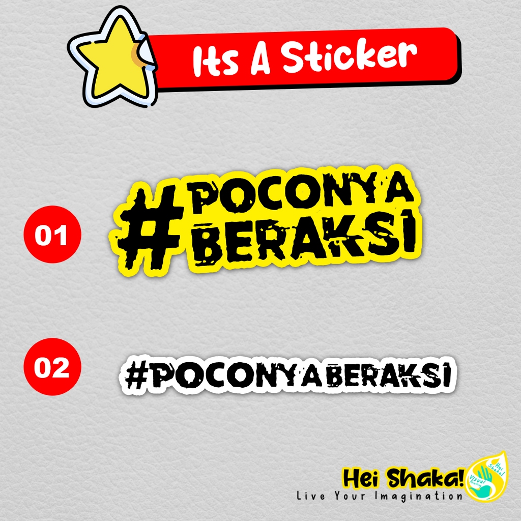 

Stiker Poconya Beraksi Sticker Poco Xiaomi Mi Fans Vinyl Anti Air
