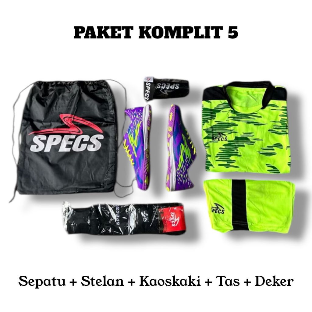 Futsal Specs Alpha Paket 5 Sepatu Futsal Specs Alpha Terbaru Berkualitas Paket Komplit 5 Sepatu Futs