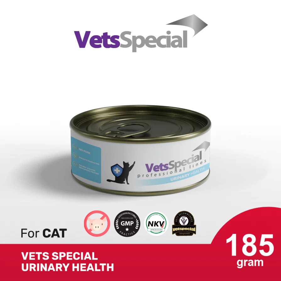 NUTRICELL VET SPECIAL URINARY Makanan Kucing URINARY 185gr VET SPECIAL URINARY  sejenis RC URINARY v
