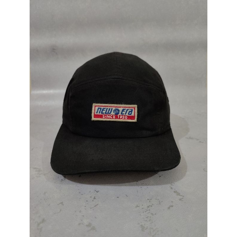 topi 5panel new era black original