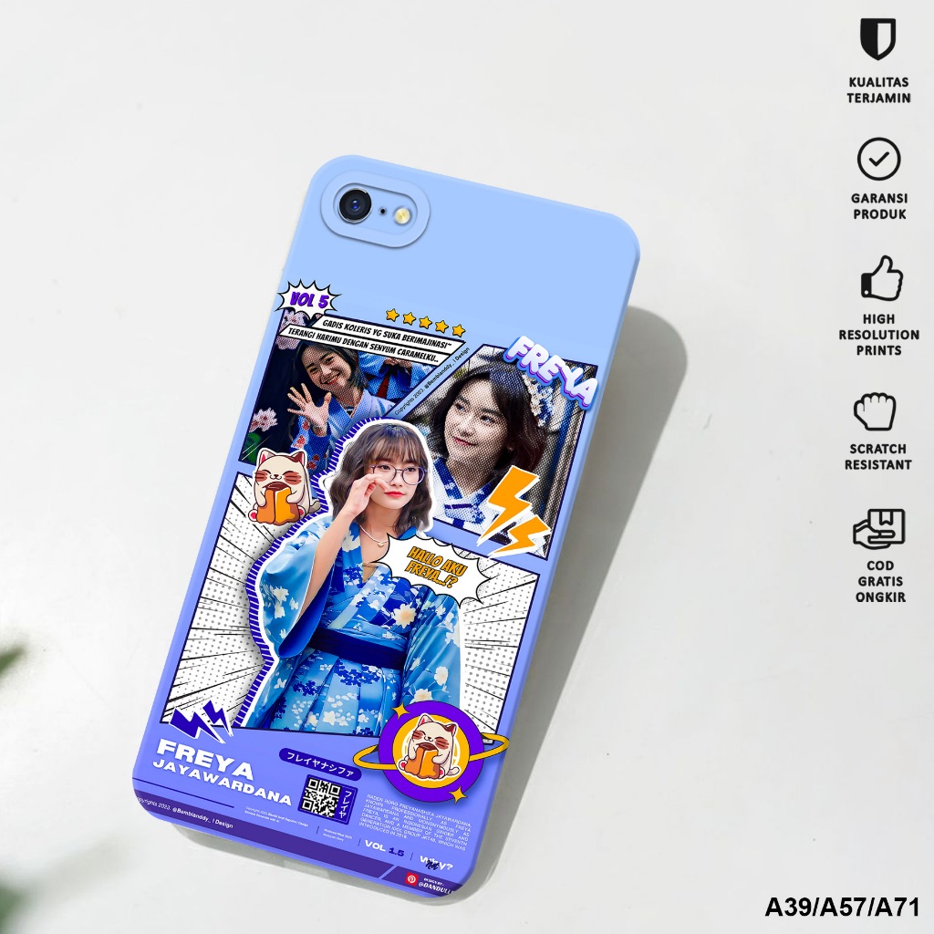 CASE OPPO A39/OPPO A57 - Softcase OPPO A39/OPPO A57 Motif JKT48 - Case Pro Camera - Case Hp OPPO A39