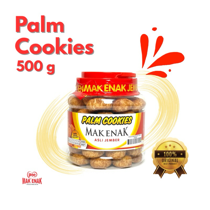 

PALM COOKIES 500 GRAM - MAK ENAK ASLI JEMBER