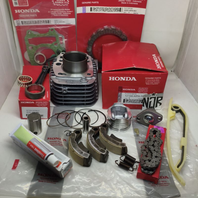 BLOK SEHER 9ITEM KPH GANDA ONLY PLAT KOPLING HONDA SUPRA X 125 LAMA KARISMA KIRANA ORI