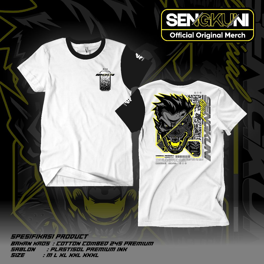 T-SHIRT SENGKUNI OFFICIAL VOL 2 LIMITED EDITION ORIGINAL MERCHADISE