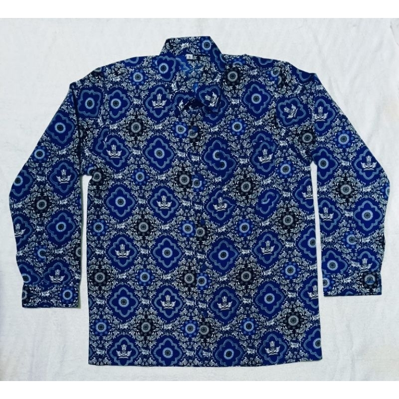 Baju Batik SMP Tunas Harapan Biru