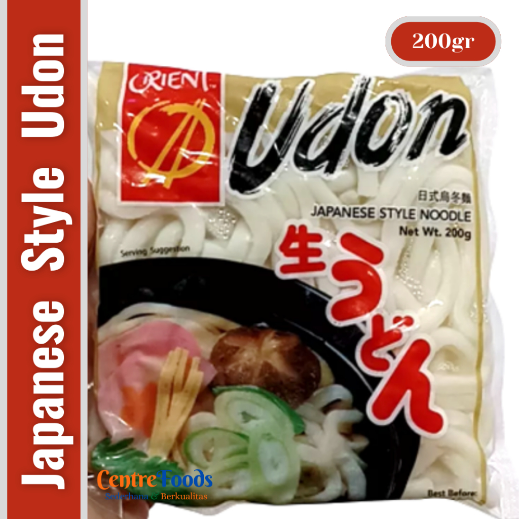 

Mie Tebal Khas Jepang Udon Orient - Japanese Style Udon ORIENT | 200gr [ Harga Per BKS ]