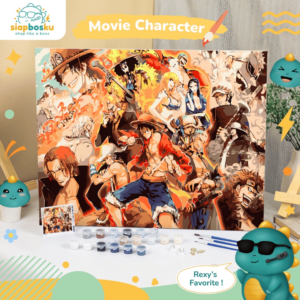 

SIAP BOSKU KANVAS LUKIS PAINT BY NUMBER AESTHETIC 4x5 CM MOVIE CHARACTER KODE V3Y9