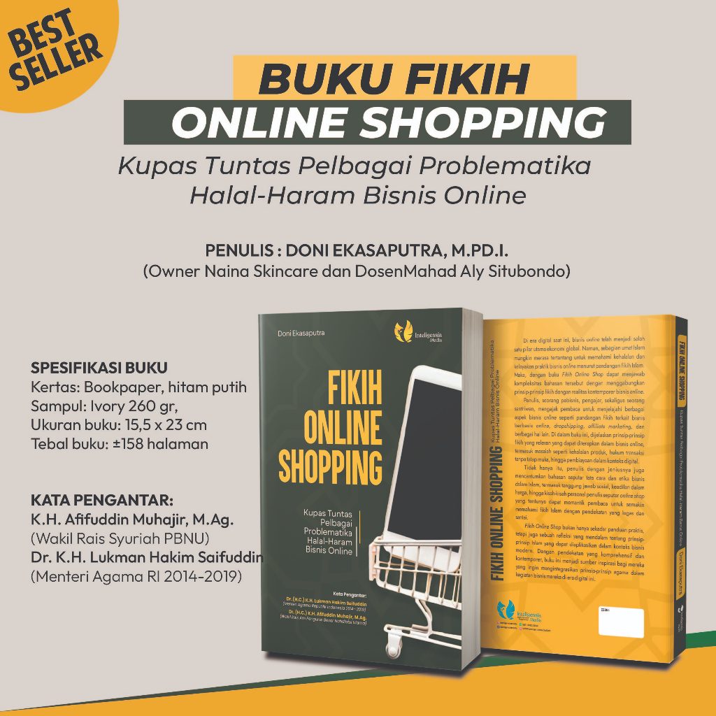 (READY) BUKU Fikih Online Shopping I halal haram bisnis online I Hukum Islam kontemporer I Fiqh Muam