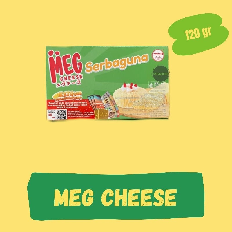 

[GROSIR] Meg Keju Cheddar Serbaguna 120 gr
