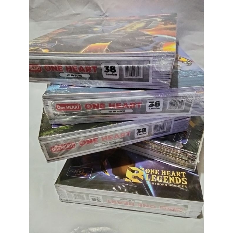 

Buku tulis one heart isi 38 lembar 1 pak (10 buku) Buku murah
