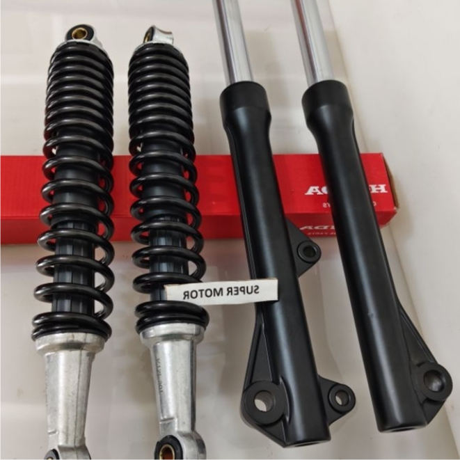 Shock depan & belakang Supra X 125 Fi Helmin shock depan + belakang Supra X 125 Fi Helmin original