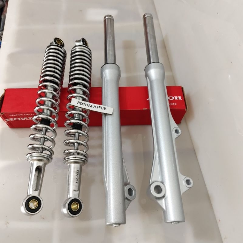 Shock depan & belakang Supra Fit Lama shock depan+ belakang Supra Fit Lama original