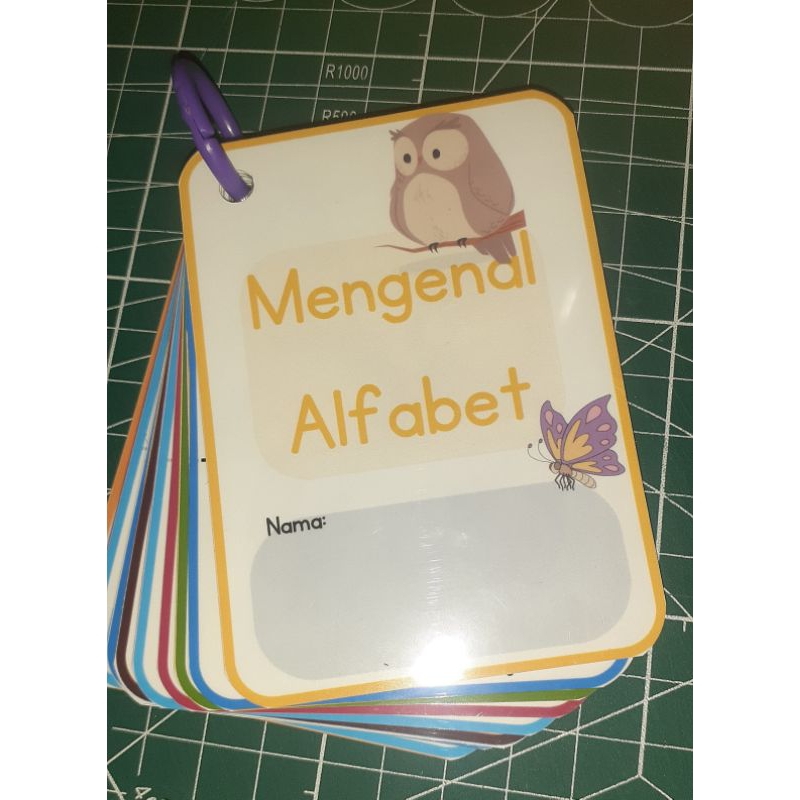 

Flashcard Mengenal Huruf Alfabet A-Z bergambar