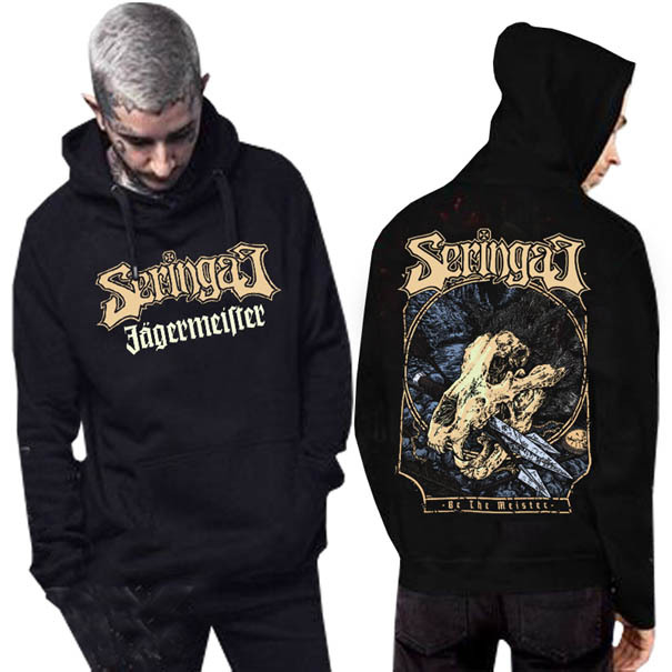 New Jumper Hoodie Seringai X Jagermeister Hoodie Bahan Cotton Fleece | Size M L XL XXL | STOCK TERSE