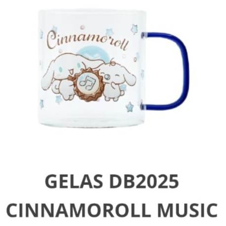 Ay00 Mug Gelas Piring Sanrio Cinnamoroll Dobel Bonus Yogya 2025