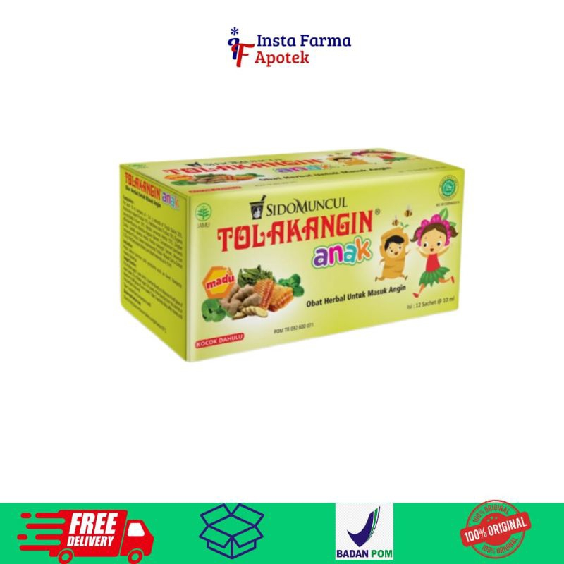 Tolak Angin Anak Sido Muncul 12 Sachet