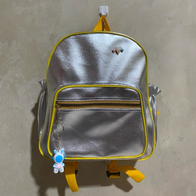New Tas Ransel ZAYLIN V4 /Tas Gendong /Tas Ransel Wanita /Tas Ransel Wanita Silver /Tas Silver Backp
