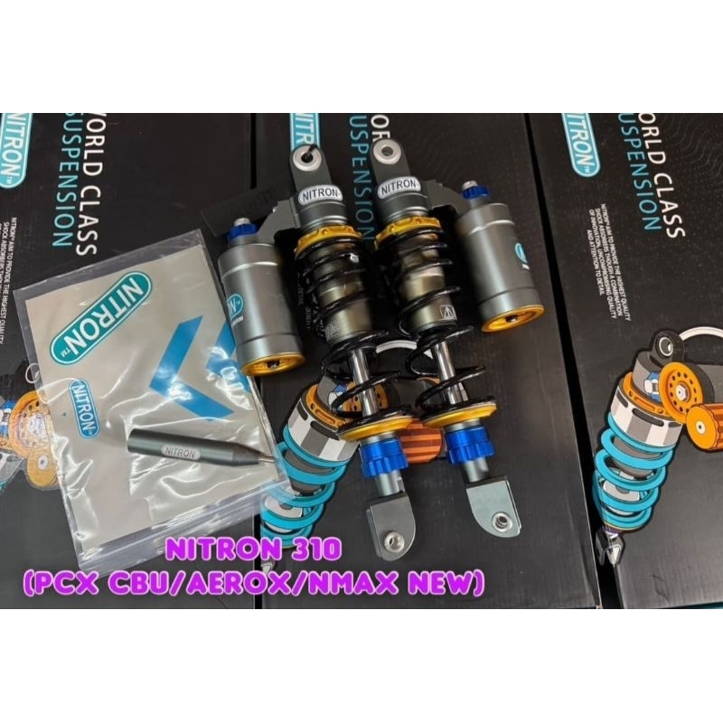 shock nitron 310mm pcx cbu nmax new aerox original 1:1 fullset