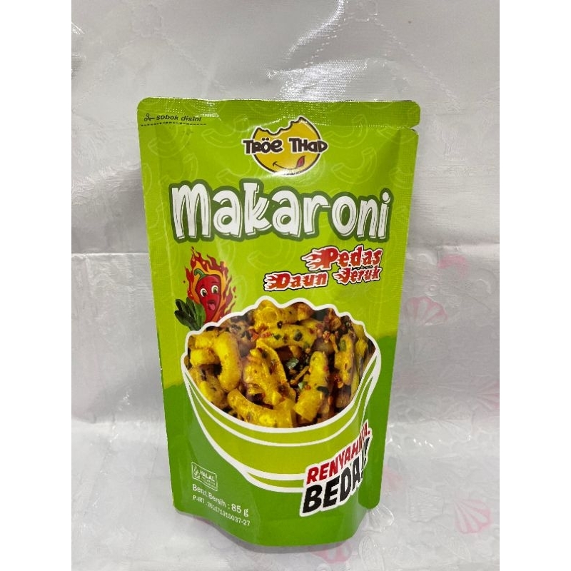 

MAKARONI THROW THAD rasa pedas daun jeruk