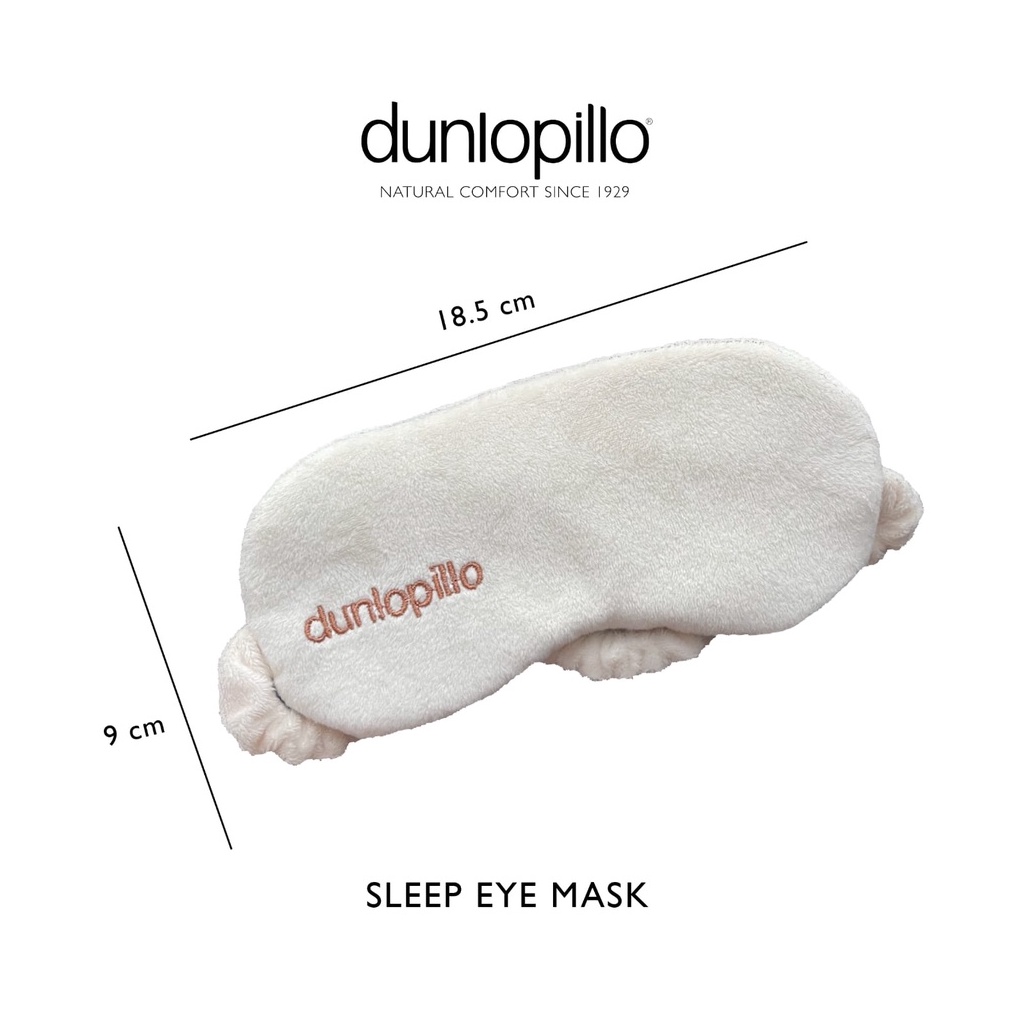 KODE O65D Dunlopillo Sleeping Eye Mask CREAM  Penutup Mata untuk Tidur KREM