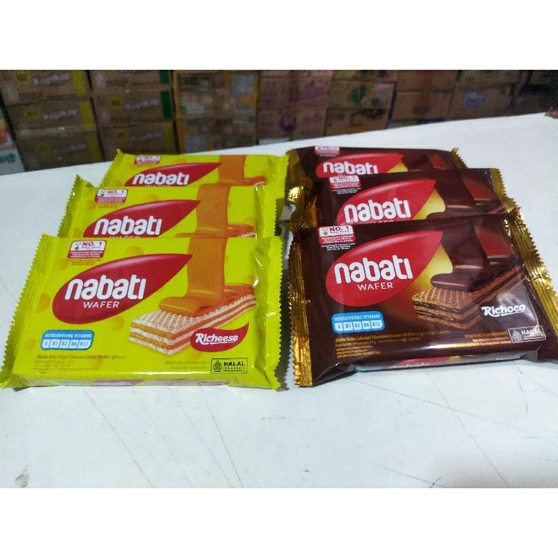 

nabati wafer keju & coklat per pcs 37gr