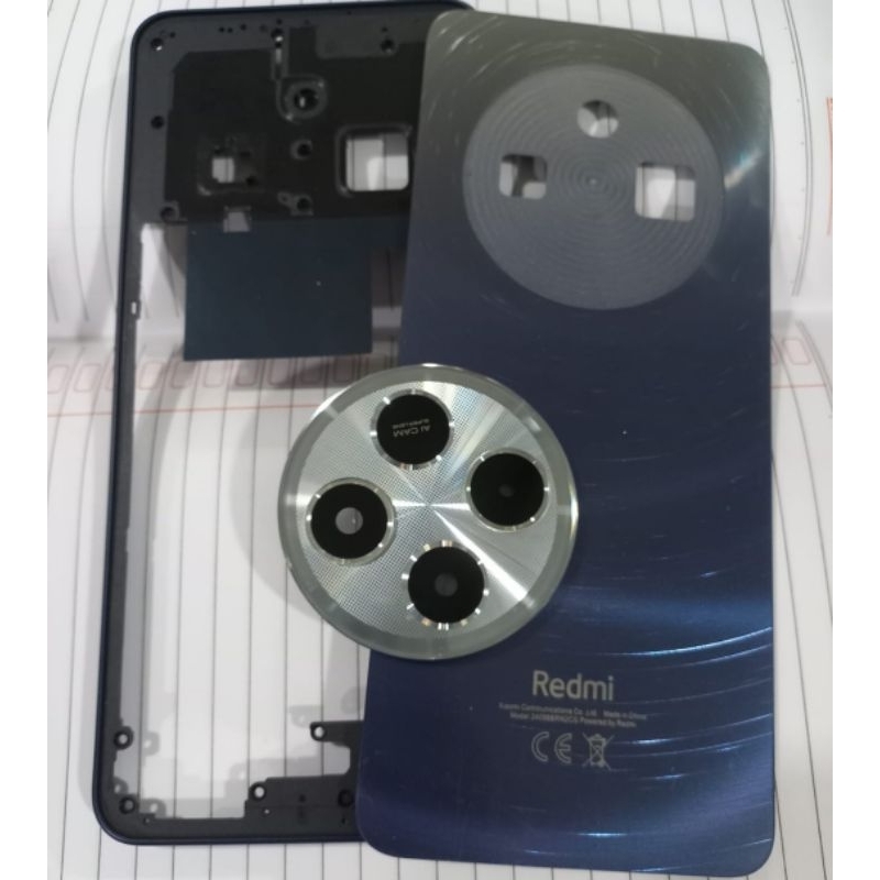 REDMI 14C HOUSING BACKDOOR PLUS BAZEL SAMPING MESIN XIAOMI 14C KESING CASE COVER