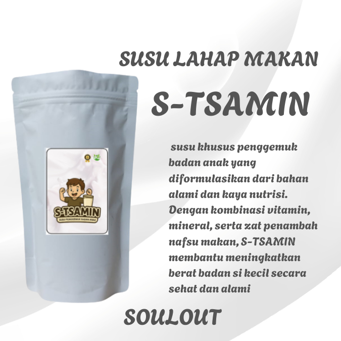 

Susu Penggemuk Badan Anak S-TSAMIN – Solusi Aman & Alami Anak Susah Makan, Berat Badan Naik!