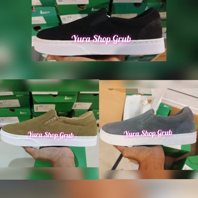 Sepatu League Kult Suede Slip On Original Sale Cuci Gudang Sepatu Sneakers Lifestyle Slip On Pria Wa
