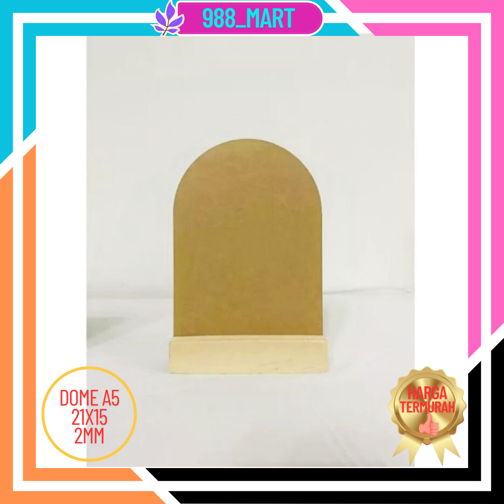 

【COD READY STOCK】Acrylic / Akrilik Bening Dome A5 21x15 2mm