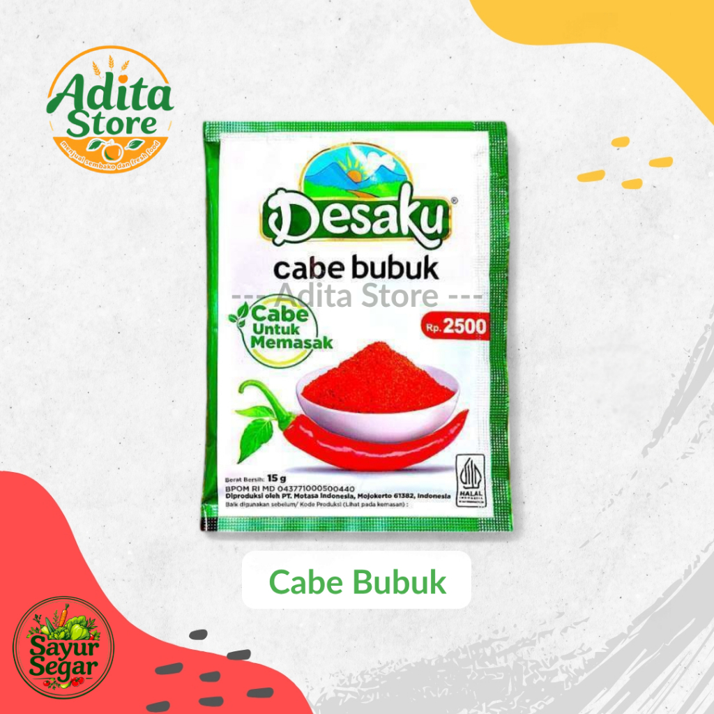 

Desaku Cabai | Cabe Bubuk Per Bungkus