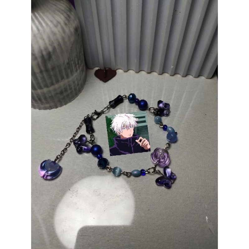 gelang aesthetic gelang beads manik manik gelang anime jujutsu kaisen gojo satoru Hunter x Hunter ku