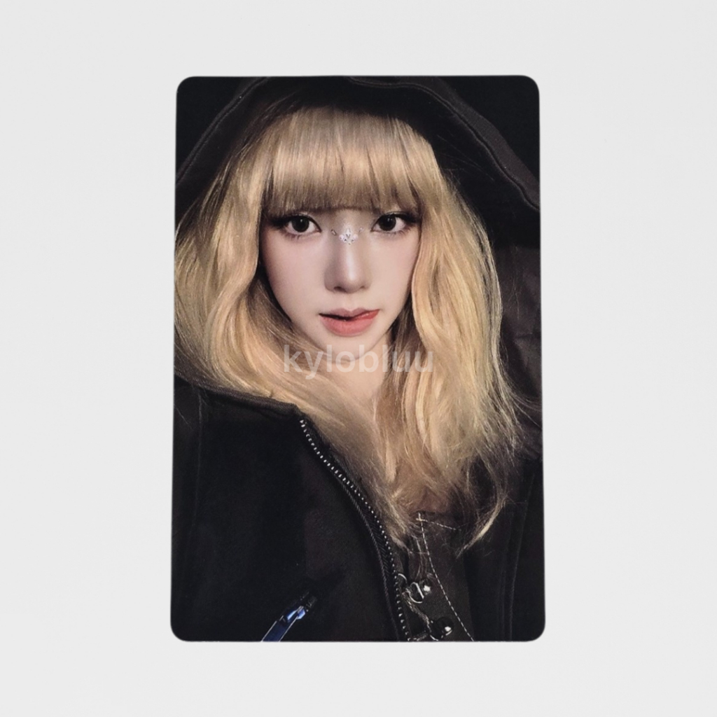 [READY] PHOTOCARD PC OFFICIAL AESPA KARINA EVENT COLLABORATION ARMAGEDDON QQ MUSIC 3 STAR BLONDE