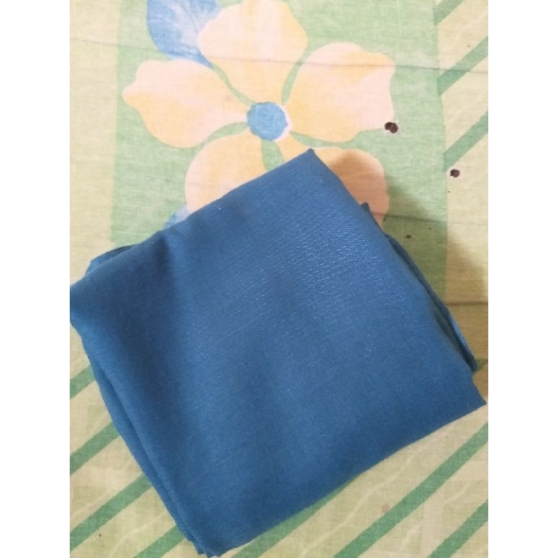 preloved hijab segi empat warna hijau tosca