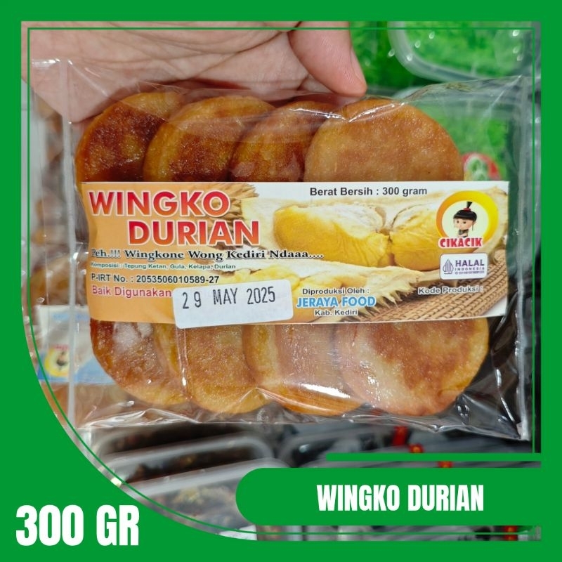 

300 Gram Wingko Durian Khas Kediri – Camilan Tradisional Lezat