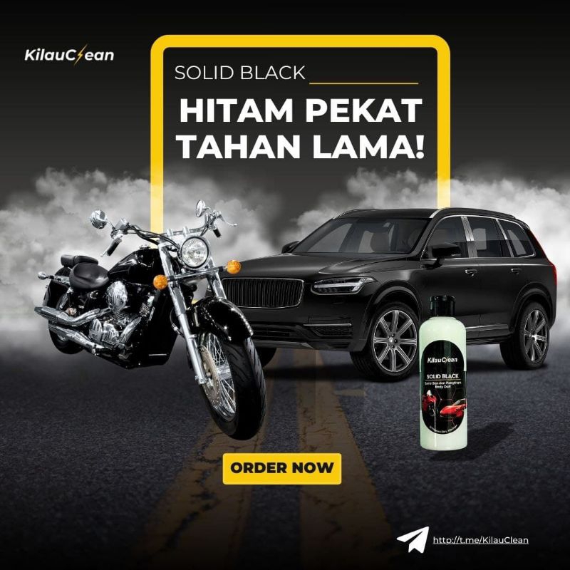 penghitam body kasar semir ban mobil dan motor waterbased permanen
