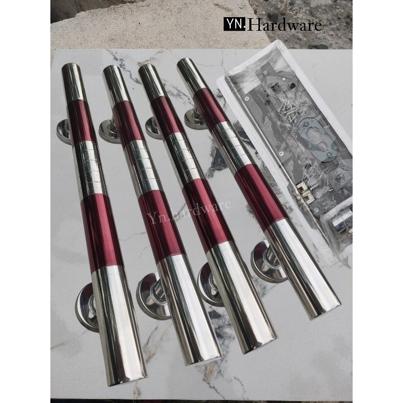 handle pintu rumah set kunci 33 cm tarikan pintu set body kunci handle model suling gagang tarikan p