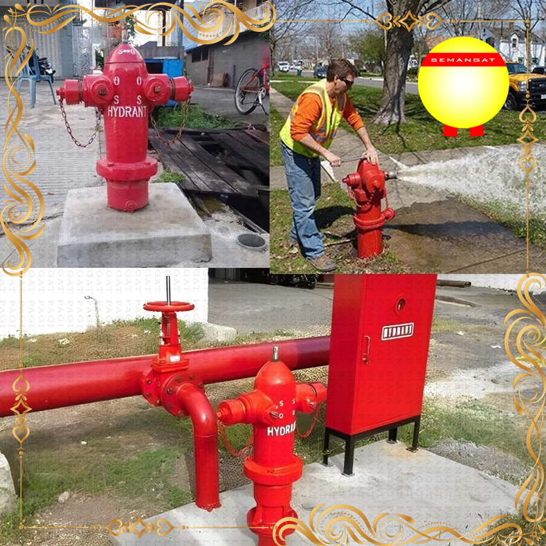 Hydrant Pillar (Pillar Hydrant) Pilar Hydrant Pemadam Api HYDRANT PILLAR TWO WAY 4"x2,5"x2,5"
