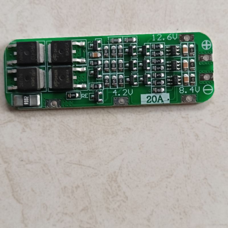 BMS 3S 20A module charger baterai litium 18650