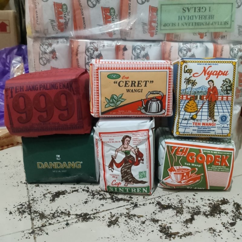 

TEH TUBRUK KHAS ANGKRINGAN SOLO (999, Sintren, Gopek, Nyapu, Ceret, Dandang Premium, Djenggot, Balap) ECER