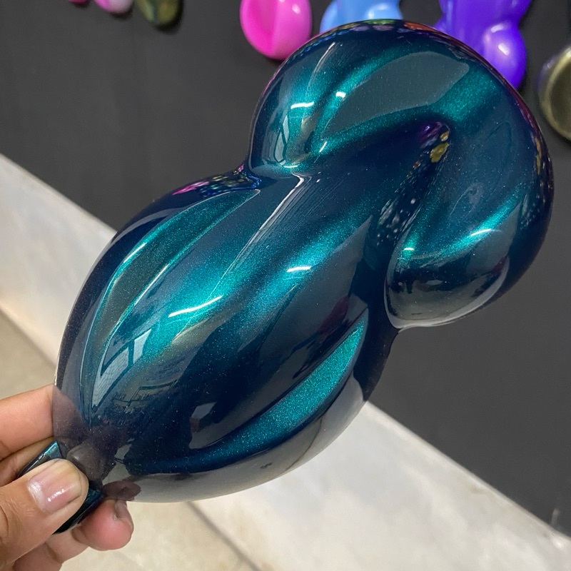 CAT LAGUNA GREEN/HIJAU METALIK JENIS PU