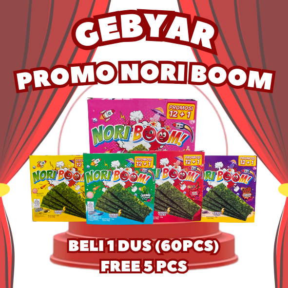 

PAKET HEMAT NORI BOOM 5 RASA (1 DUS)