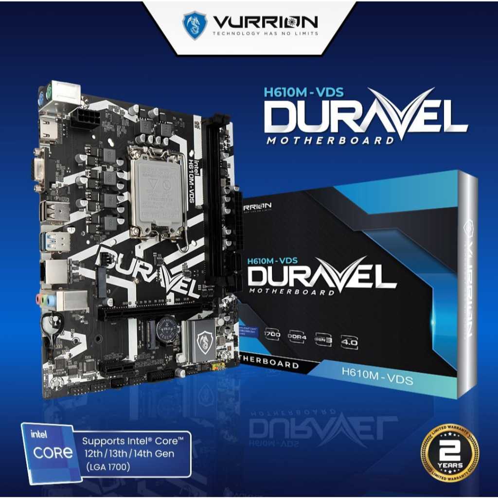 MOTHERBOARD VURRION DURAVEL H610M-VDS
